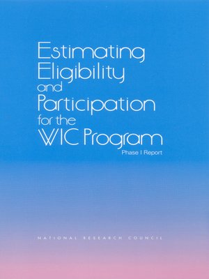 cover image of Estimating Eligibility and Participation for the WIC Program